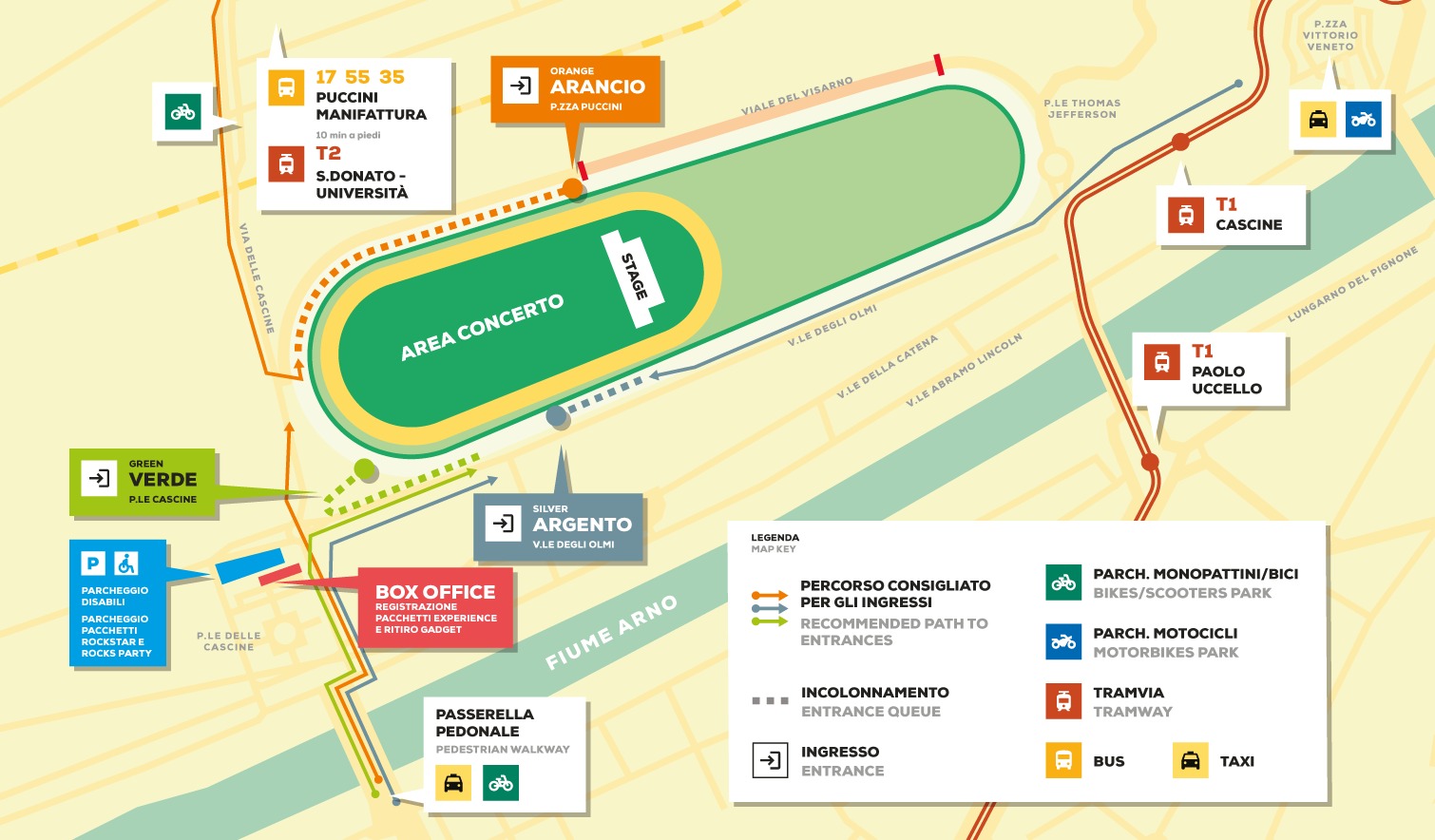 Firenze Rocks 2024: rock alternative per l’estate! 2 Firenze rocks - pianta. Sito ufficiale di Firenze Rocks - palco. FirenzeRocks: www.https://www.firenzerocks.it/