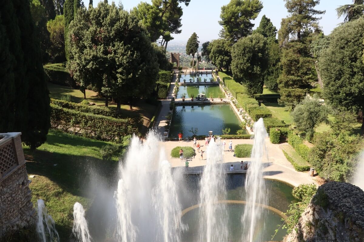 Parte dei giardini di Villa d'Este