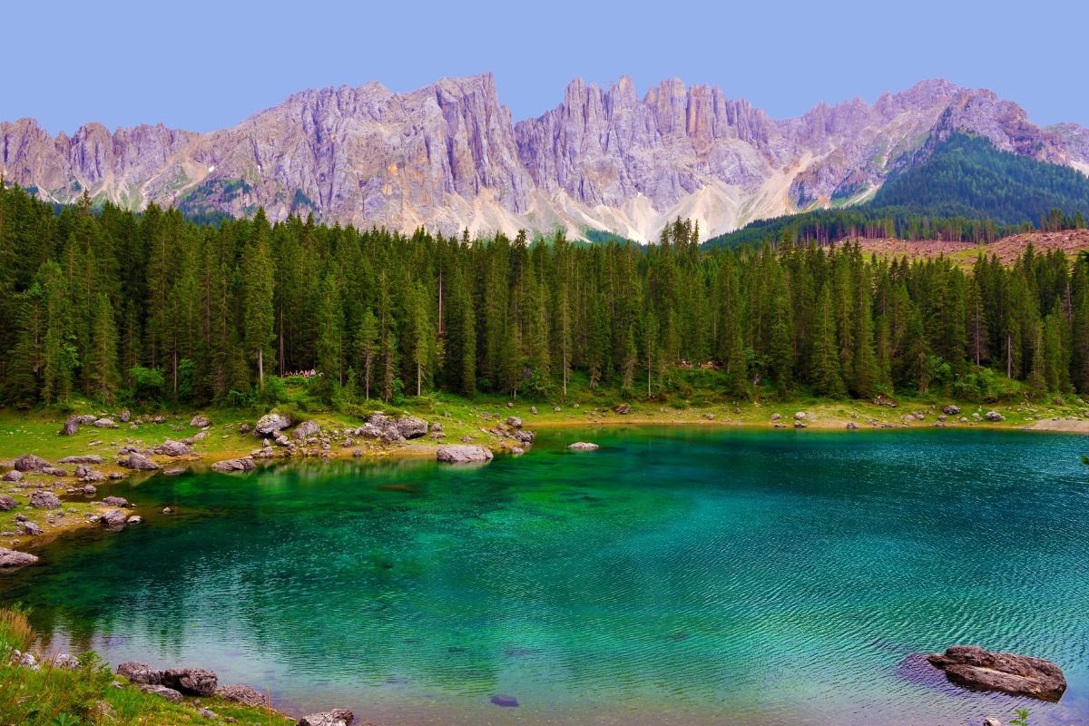 Italia, Lago di Carezza in Trentino Alto Adige