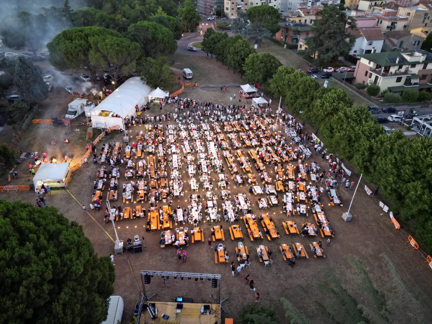 Sagra della Pecora, veduta dall’alto © Associazione Sagra della Pecora