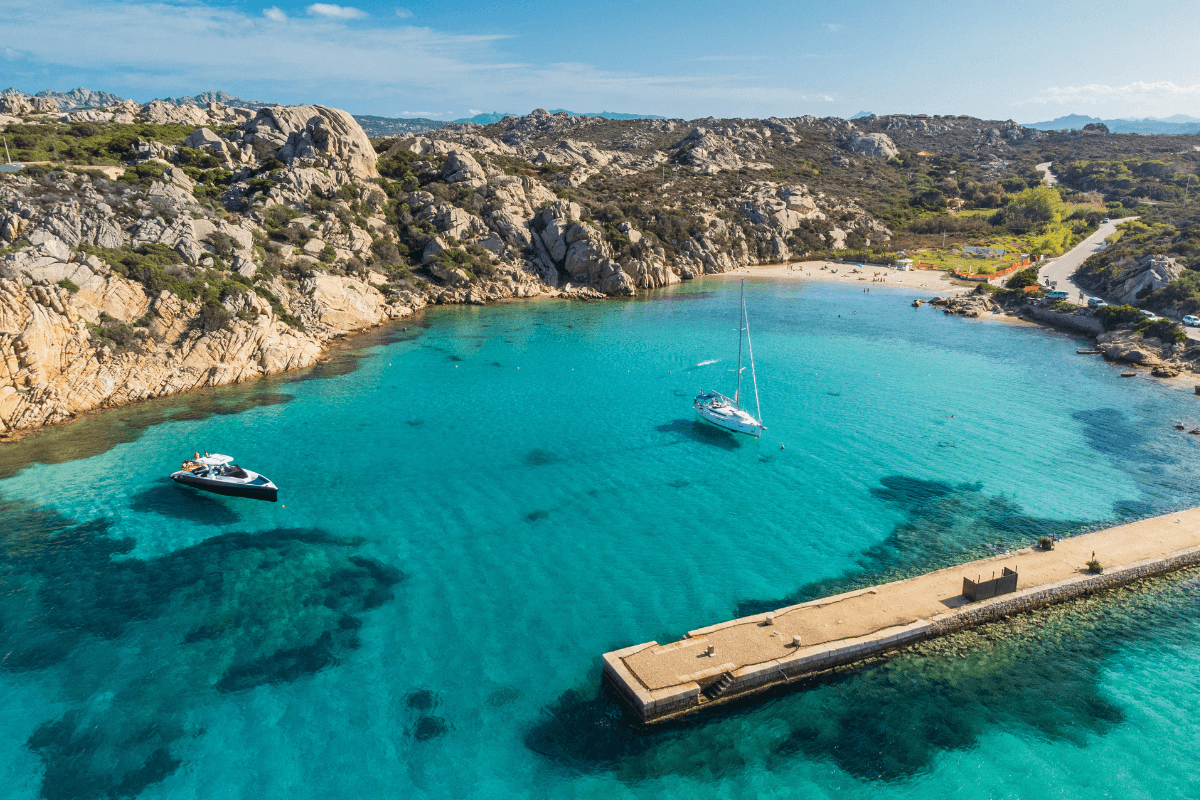 Panorama della Spiaggia Spalmatore - La Maddalena, Sardegna