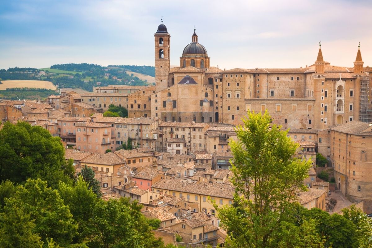 Unesco, centro storico di Urbino - Veduta del Palazzo Ducale 