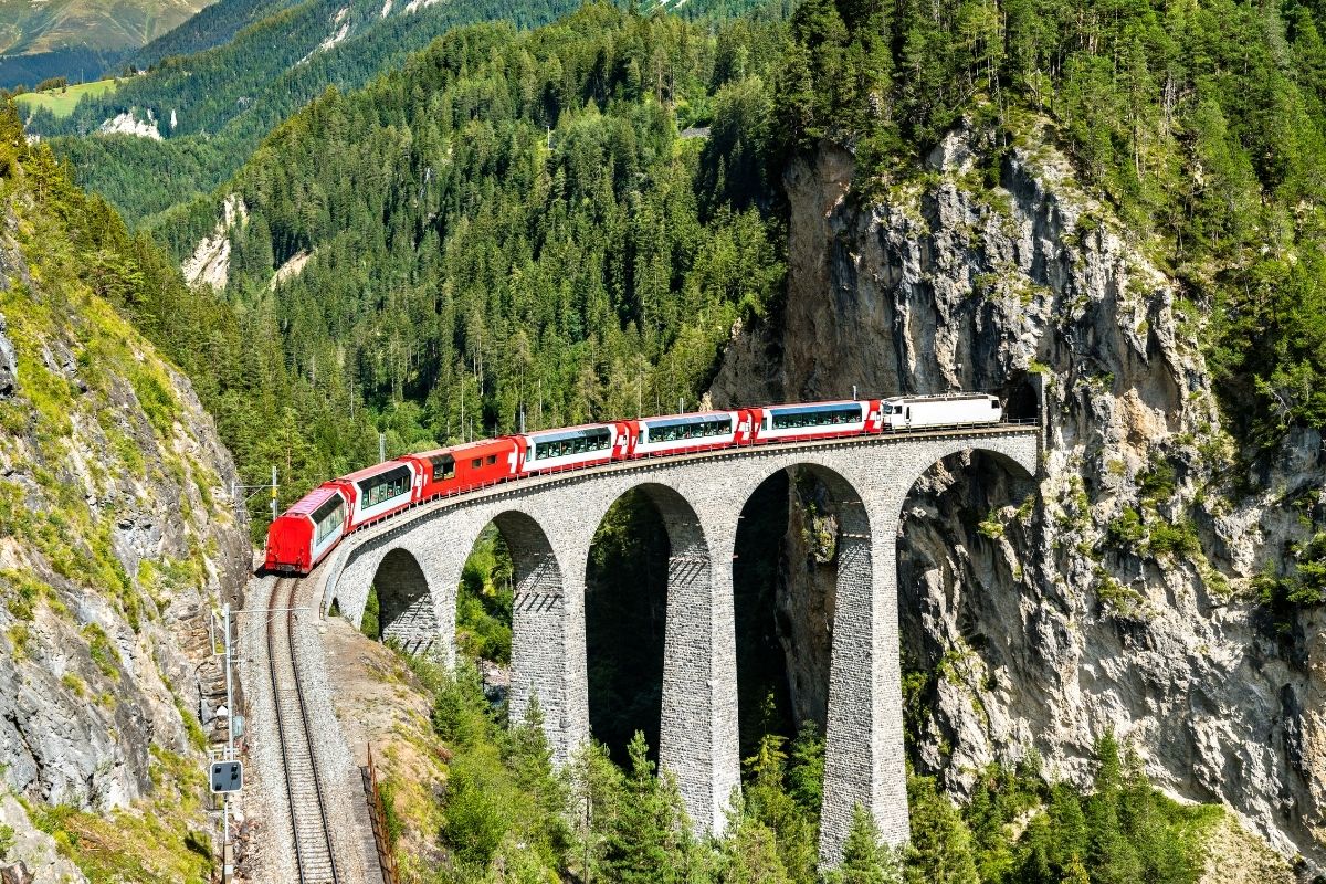 Unesco, ferrovia retica, paesaggio dell'albula bernina