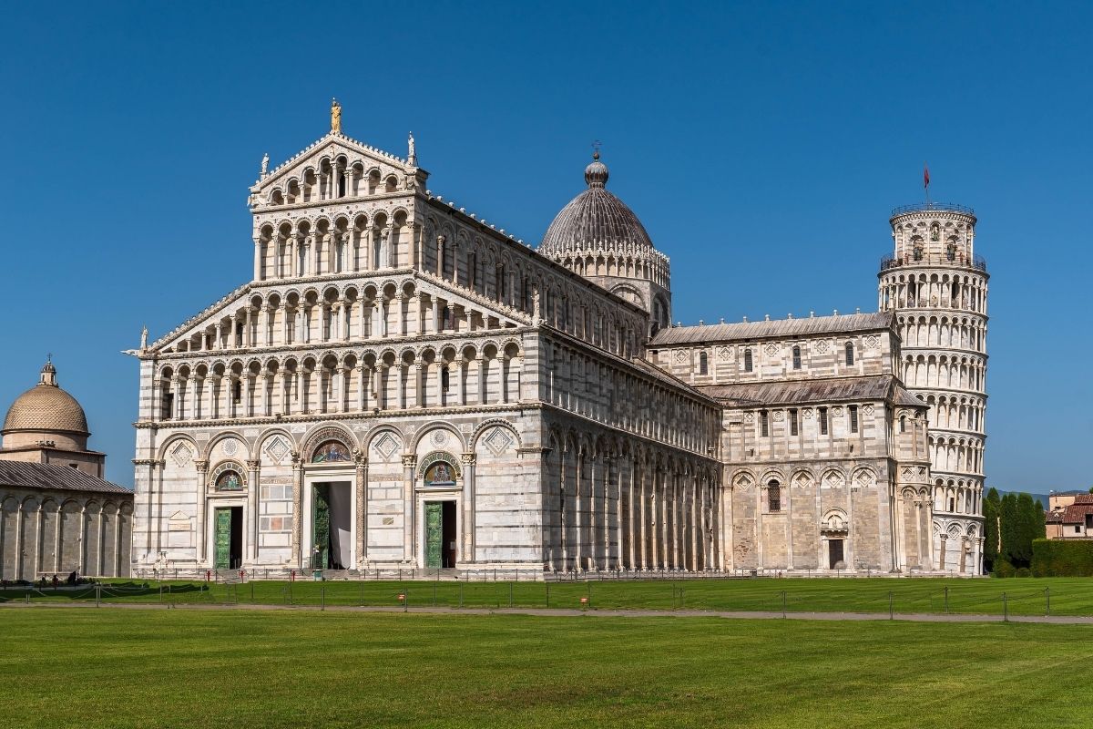 Unesco, Veduta di Piazza dei Miracoli a Pisa
