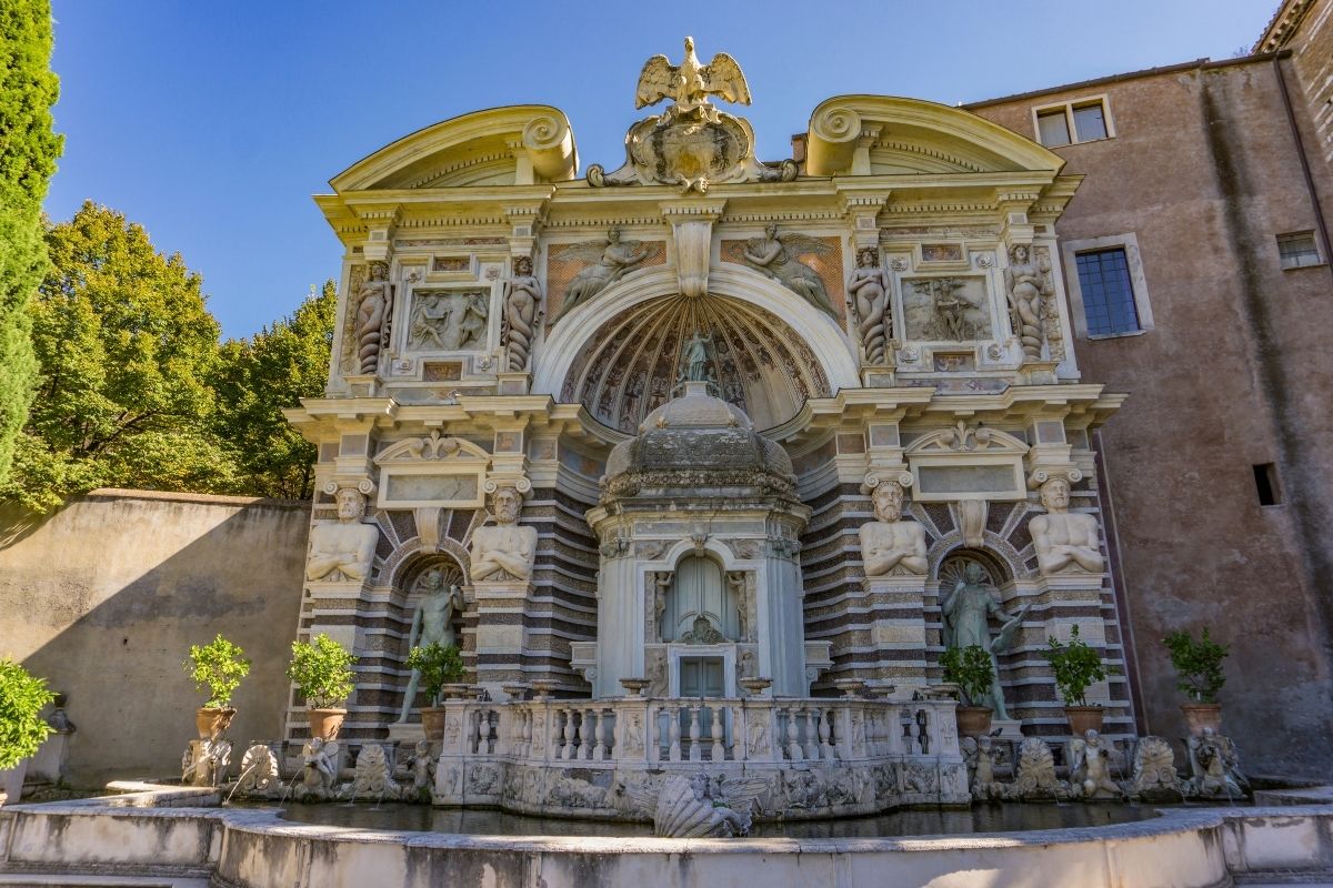 Unesco, Villa d'Este a Tivoli, Fontana dell’Organo 