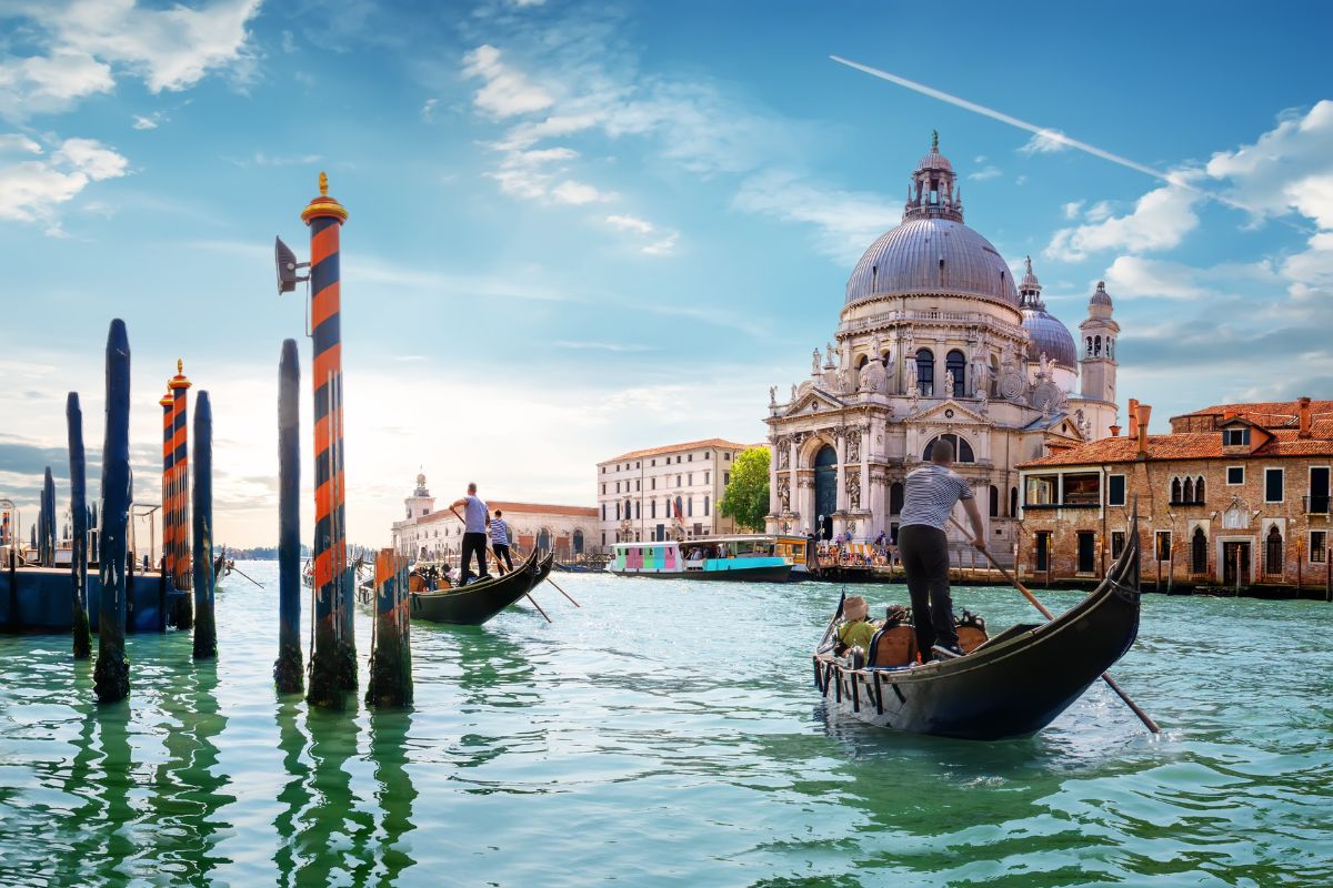 Venezia la Serenissima e città dei Dogi 3 Gondola sul Canal Grande a Venezia